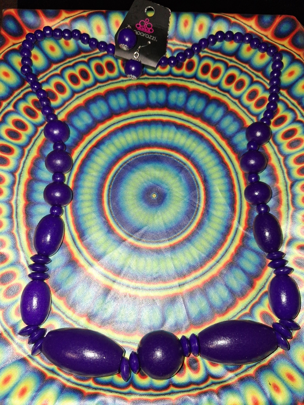 Paparazzi Purple Beaded Statement Necklace - Bold Purple Fashion Jewelry